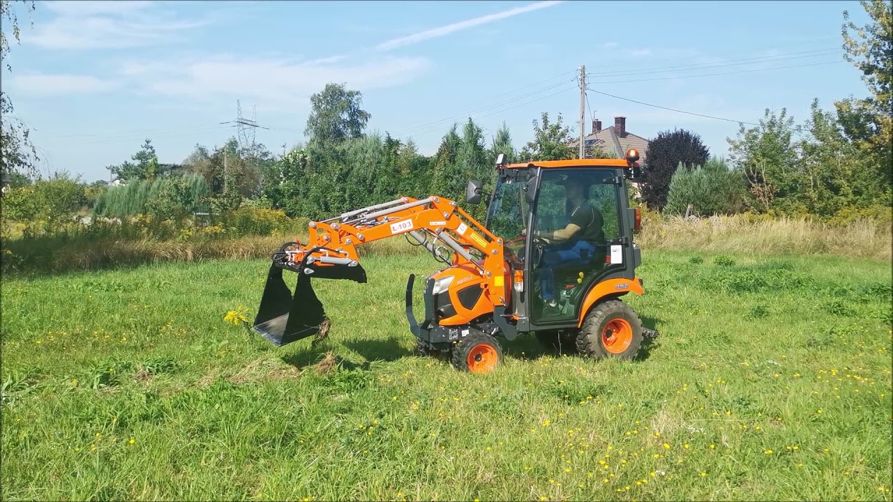 Kubota BX231 z ładowaczem i łyżką multifunkcyjną | ładowacz czołowy | krokodyl |