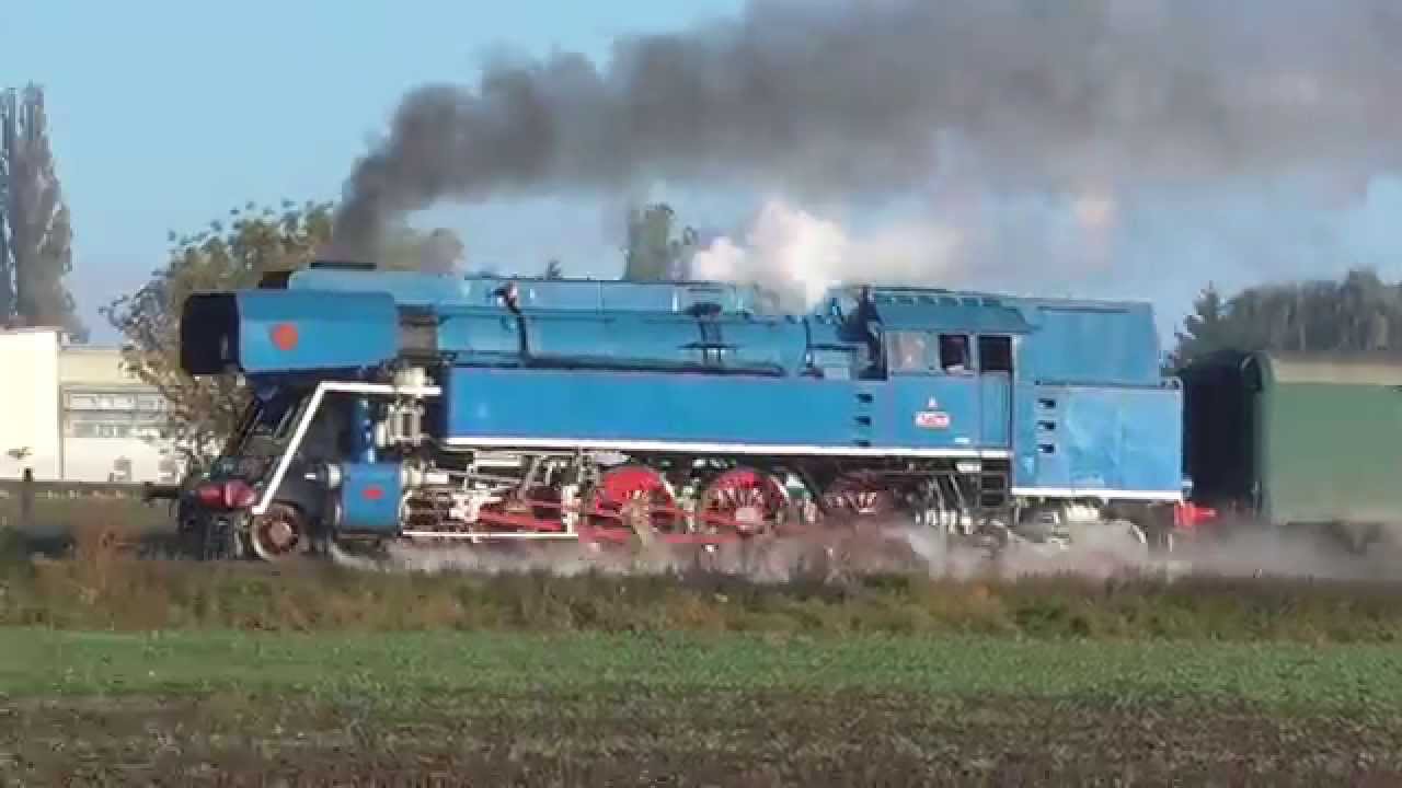 Parn&iacute; lokomotiva 477.043 Papou&scaron;ek - Posledn&iacute; parn&iacute; v&iacute;kend 2014