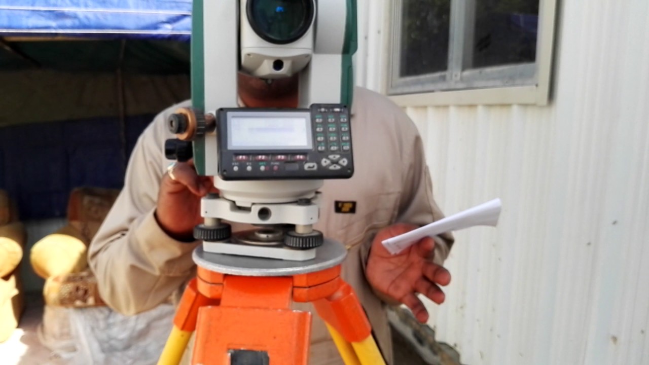 Make Plant Coordinates with Sokkia Total Station Set5 50RX in Urdu/Hindi