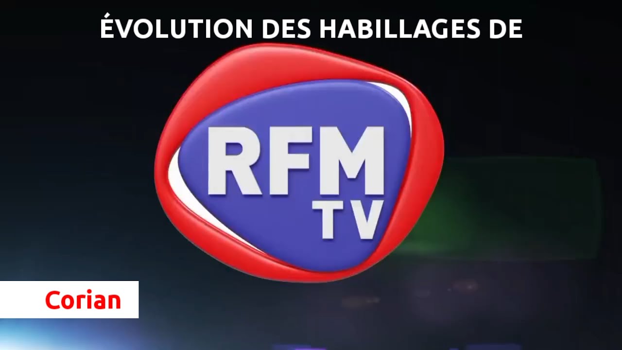 Évolution des habillages d'RFM TV