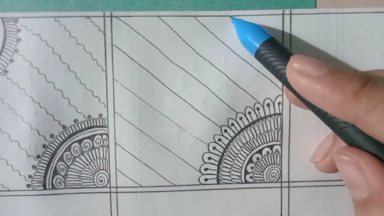 Mehandi Shape Filling #mehandi #heena #art 