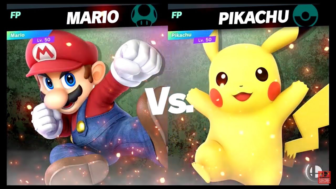 Super Smash Bros Ultimate Amiibo Fights – vs the World #8 Mario vs Pikachu