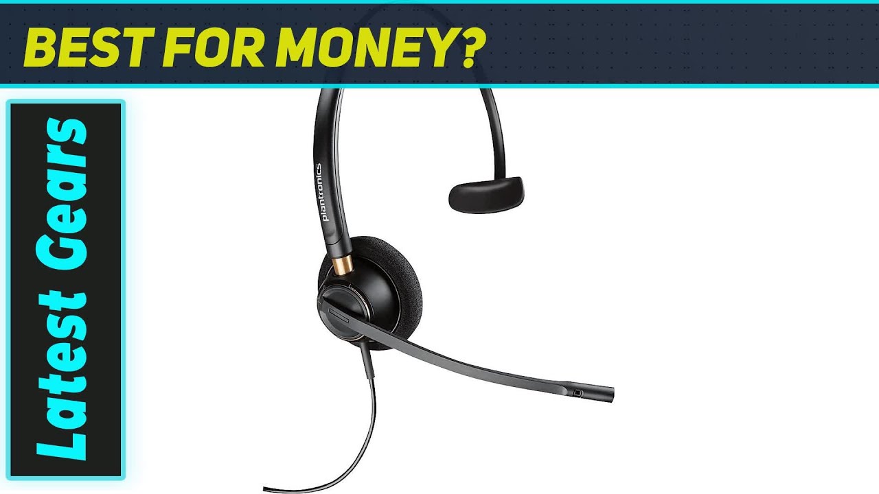 Plantronics HW510: Crystal-Clear Calls & All-Day Comfort!