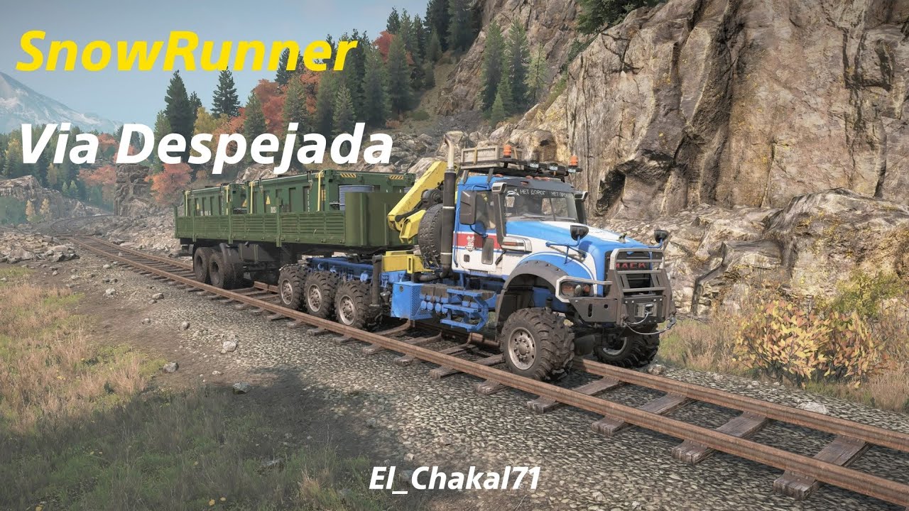 SnowRunner | Fase 17 _ Contrato 👉 Rocas y raíles _ # PS5 _ # Español.