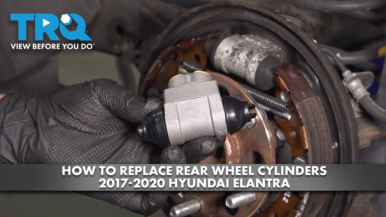 How to Replace Rear Wheel Cylinders 2017-2020 Hyundai Elantra
