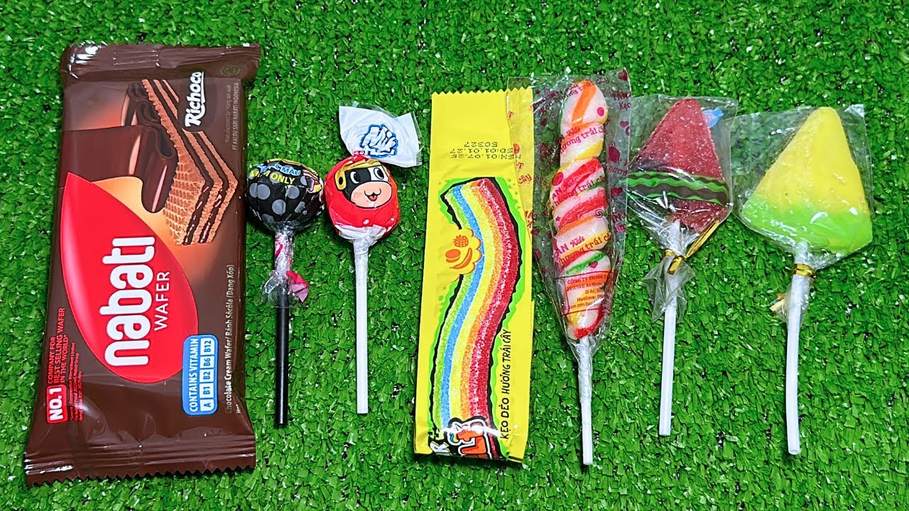 Candy Lollipops and Sweets | Yummy Rainbow Lollipops Unpacking | Satisfying Video | ASMR