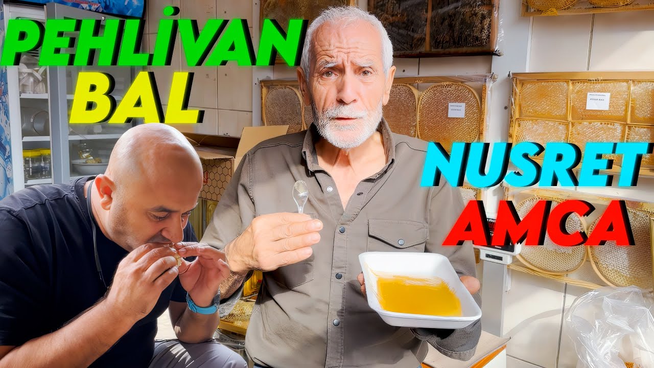 50 Yıllık Balcıyım Balı Kristalize Olarak T&uuml;ketin Zehir Yemeyin Pehlivan Balcı Nusret Amca