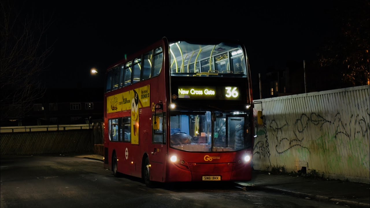 Full Route Visual | 36 | New Cross Gate - Queen's Park