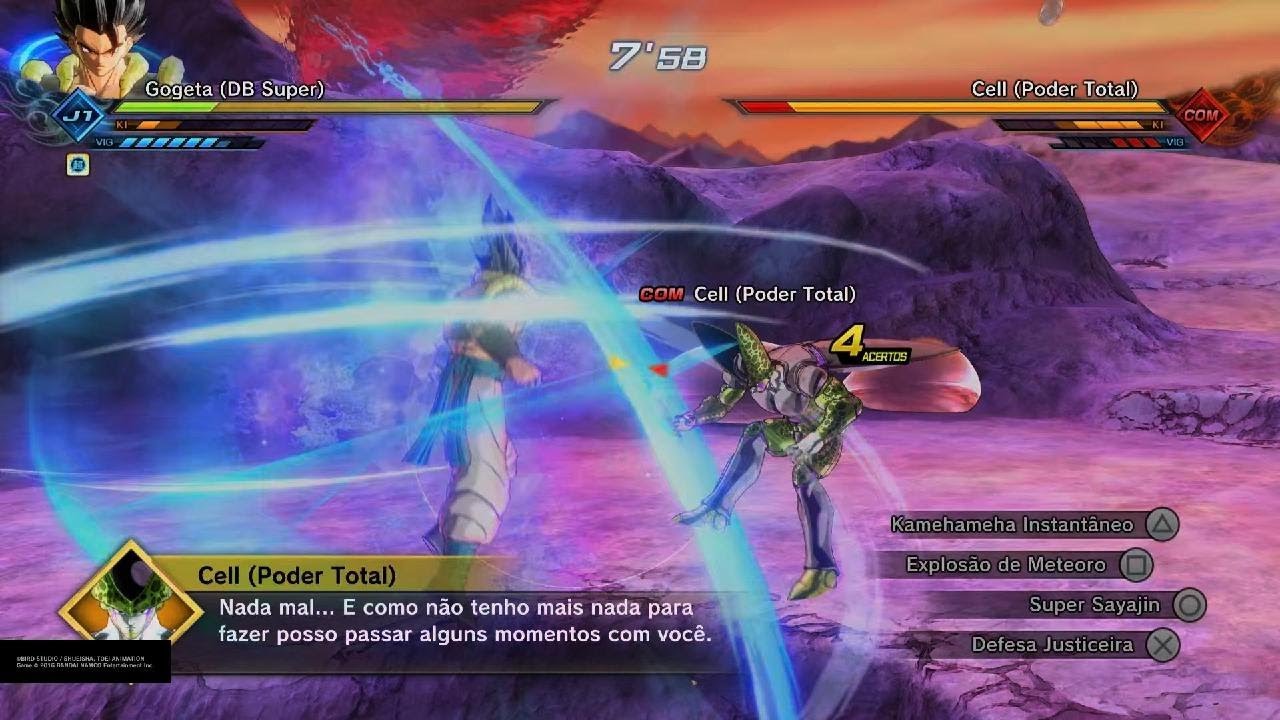 DRAGON BALL XENOVERSE 2_jogando com gogeta do dbs broly