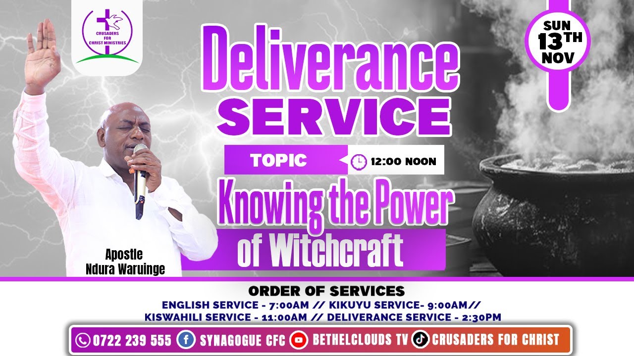 KNOWING THE POWER OF WITCHCRAFT!!!!/Apostle Ndura Waruinge | Bethel Clouds TV