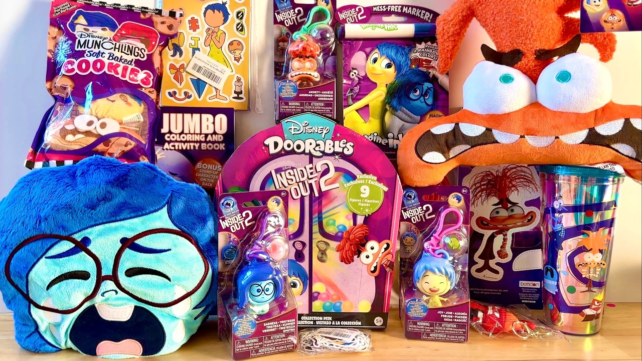Awesome Inside Out 2 toys unboxing Satisfying ASMR no talking video