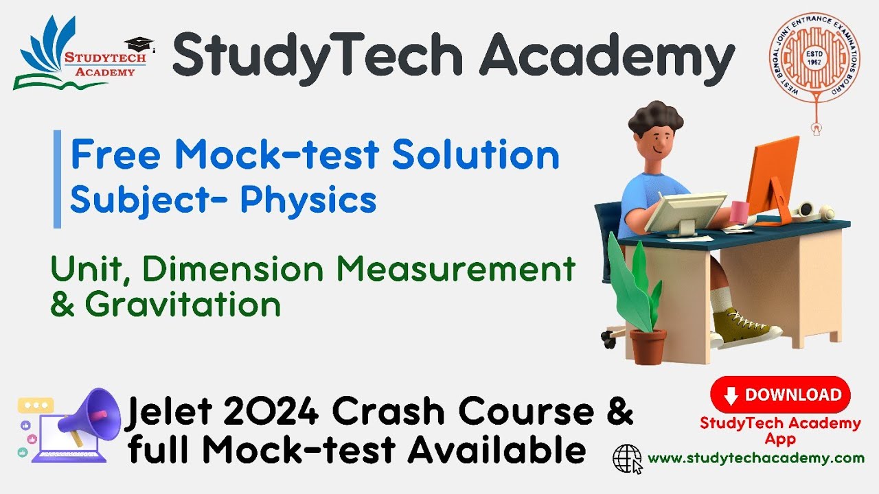Physics // Jelet2024 // Mock-Test Solution // by StudyTech Academy