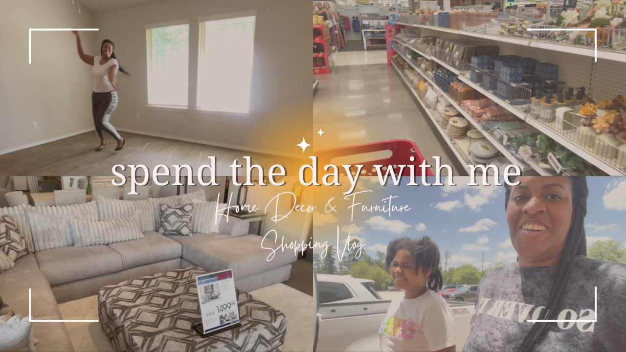 HOME VLOG: Home Decor + Furniture Shopping + Spend The Day With Me