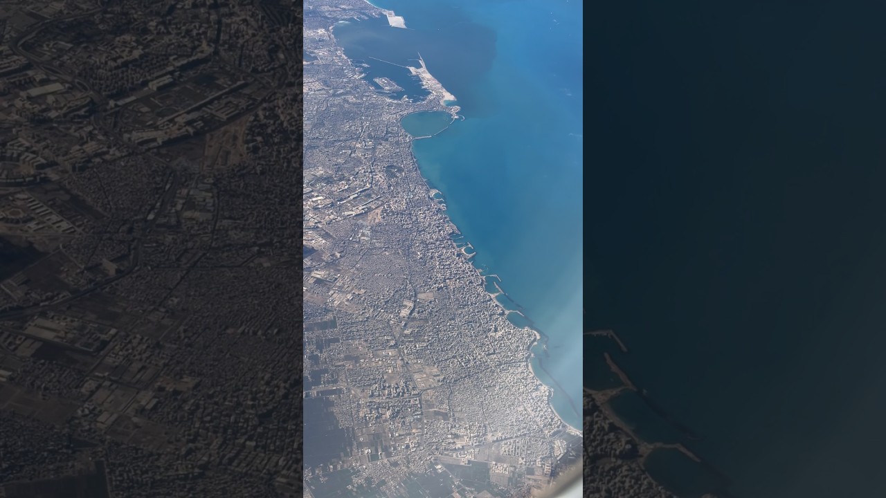 #egyptair #airbusa321neo #flying over #alexandria #egypt #mediterranean #avgeekoftheweek #travel