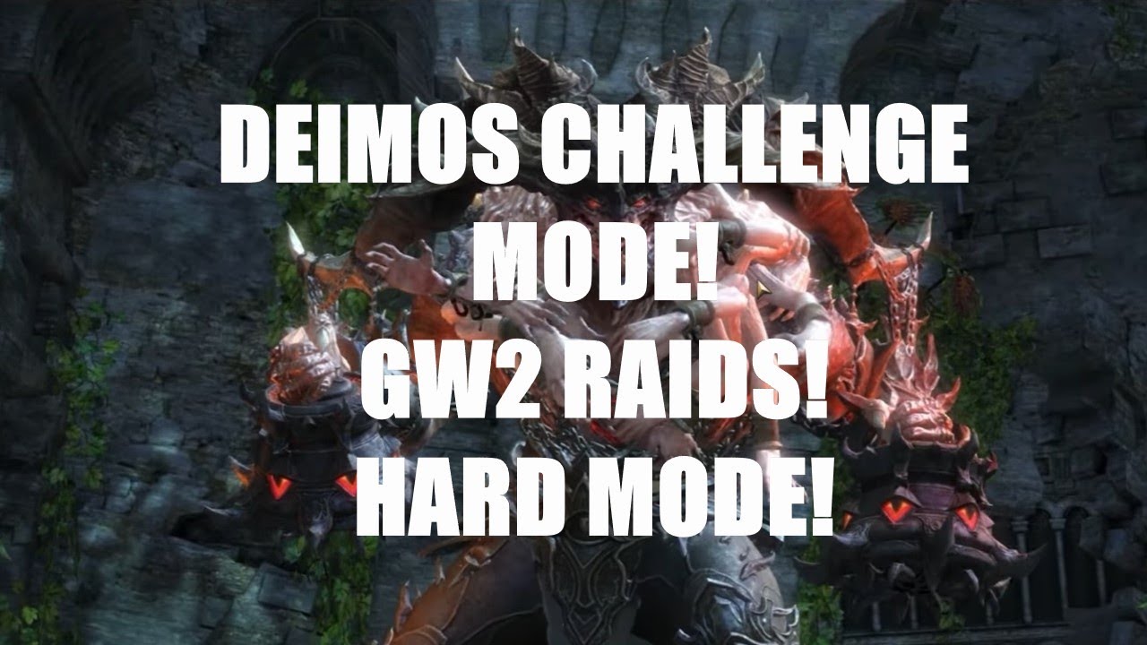 DEIMOS CM! GUILD WARS 2 RAIDS ON HARD MODE! | FIREBRAND TANK POV | CM GUIDE |