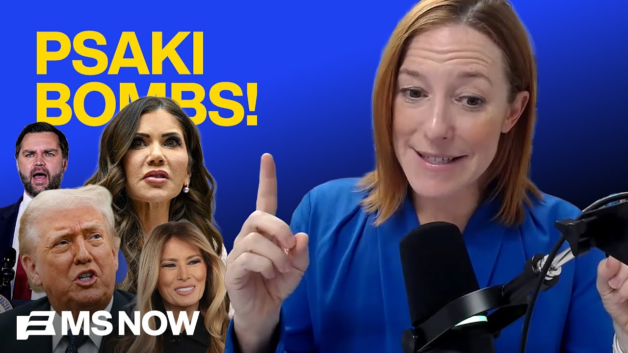 PSAKI BOMBS! Trump FIRES Noem! | Melania TONE DEAF | Vance TAP DANCES | Texas CELEB OUTSIDER running