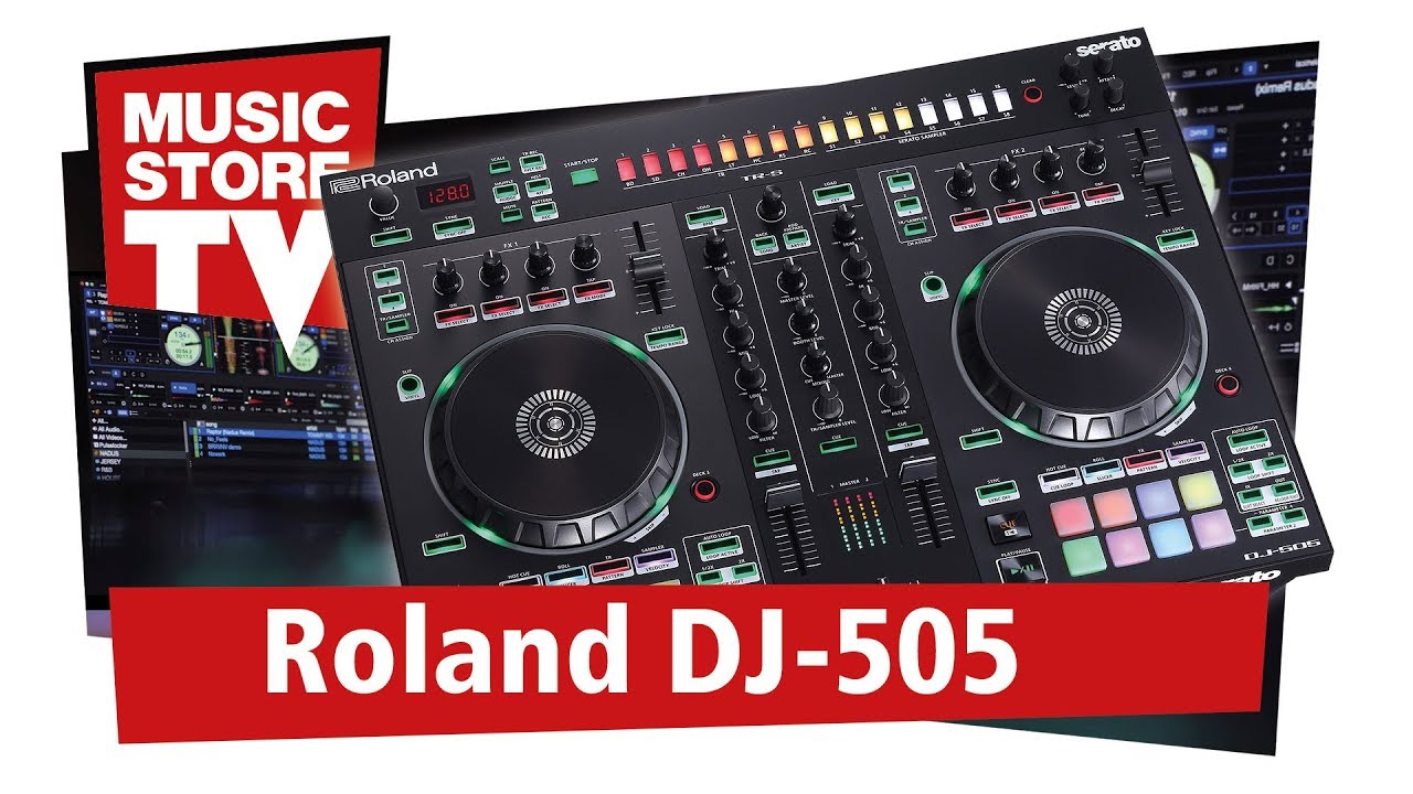 ROLAND DJ-505 Serato DJ-Controller Test und Demo (deutsch)