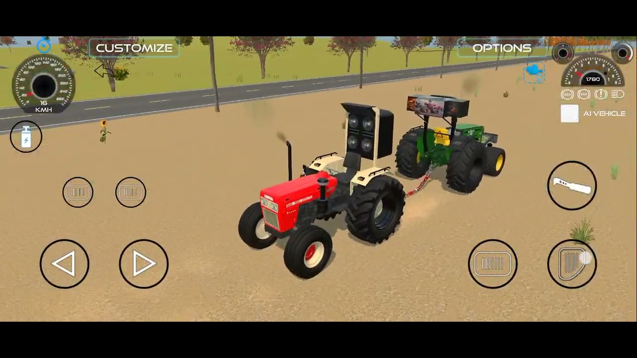 #Swaraj  Vs John Deere  दोनों ट्रैक्टर में से कौन जीताहै#देखो कौन जीता है वीडियोमें