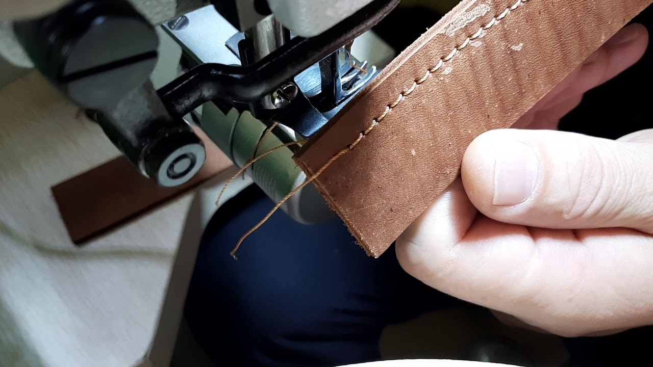 Шьём толстую кожу на Typical GC 2603