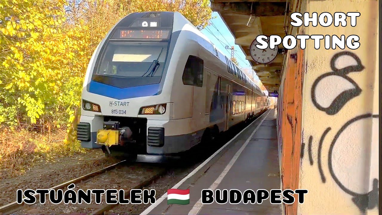 Az S70-es &eacute;s egy tehervonat Istv&aacute;ntelken * 🚂🇭🇺📹