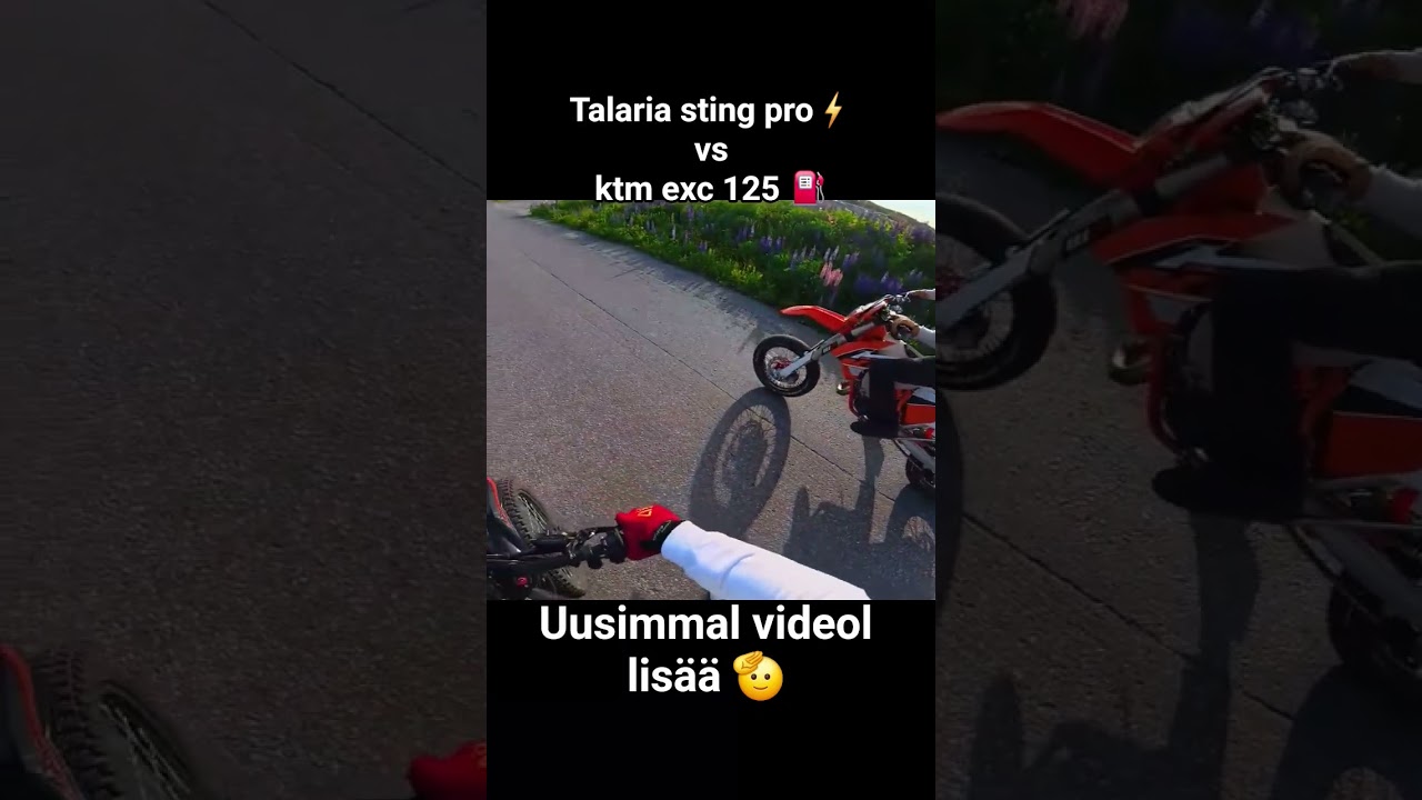 Talaria vs KTM🤔 mopo vs kevari🤔     #mopo #s&auml;hk&ouml;mopo #talaria #bikelife #ktmexc125 #talariastingpro