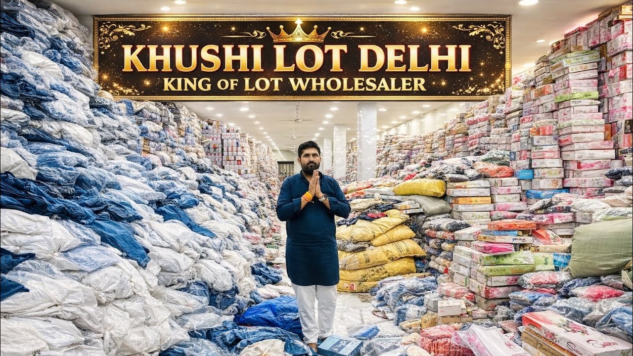 💯KHUSHI LOT DELHI, GANDHI NAGAR के सबसे बड़े LOT WHOLESALER😱यहाँ मिलेगा सोच से भी सस्ता और बढ़िया 