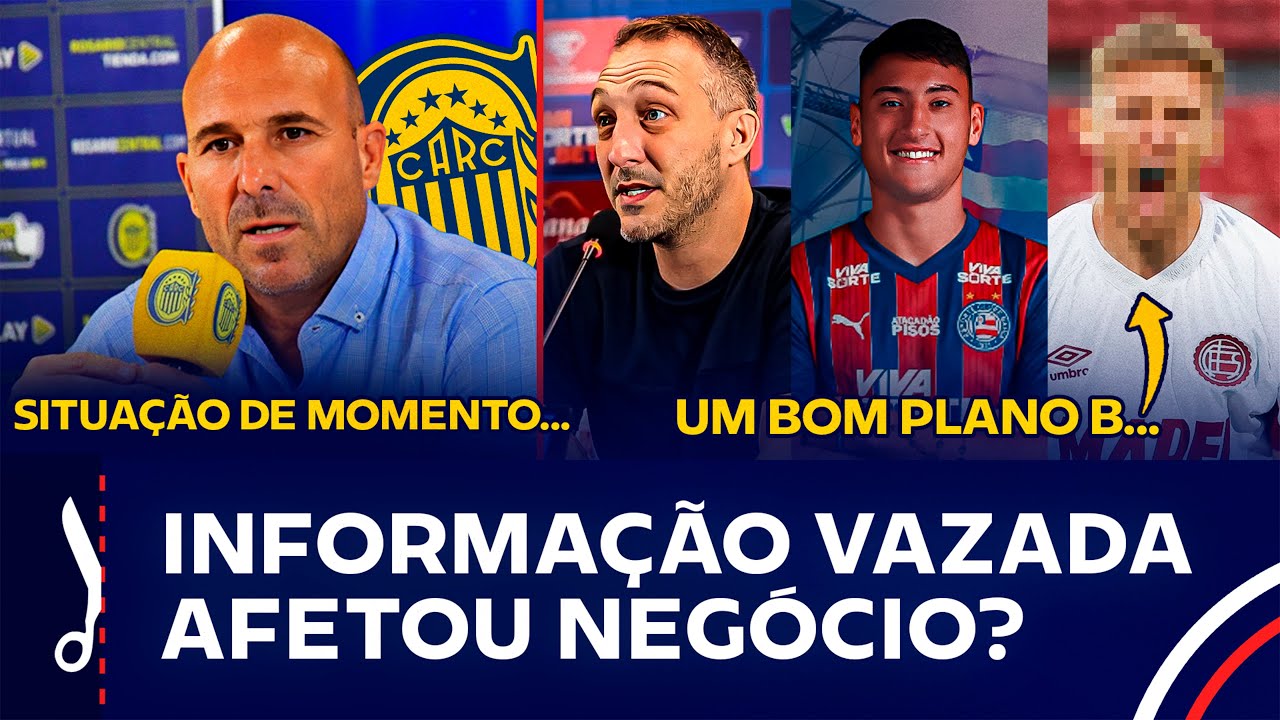 😨 VAI MELAR? LEIRO ATUALIZA NEGÓCIO ENTRE BAHIA, TOTTENHAM E ROSÁRIO CENTRAL POR ALEJO VÉLIZ!