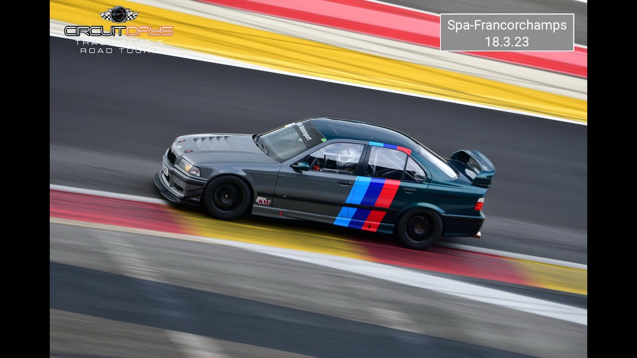 Fast Lap BMW E36 328i | Spa Francorchamps 2:56 min. | Circuit Days Trackday 18.03.2023