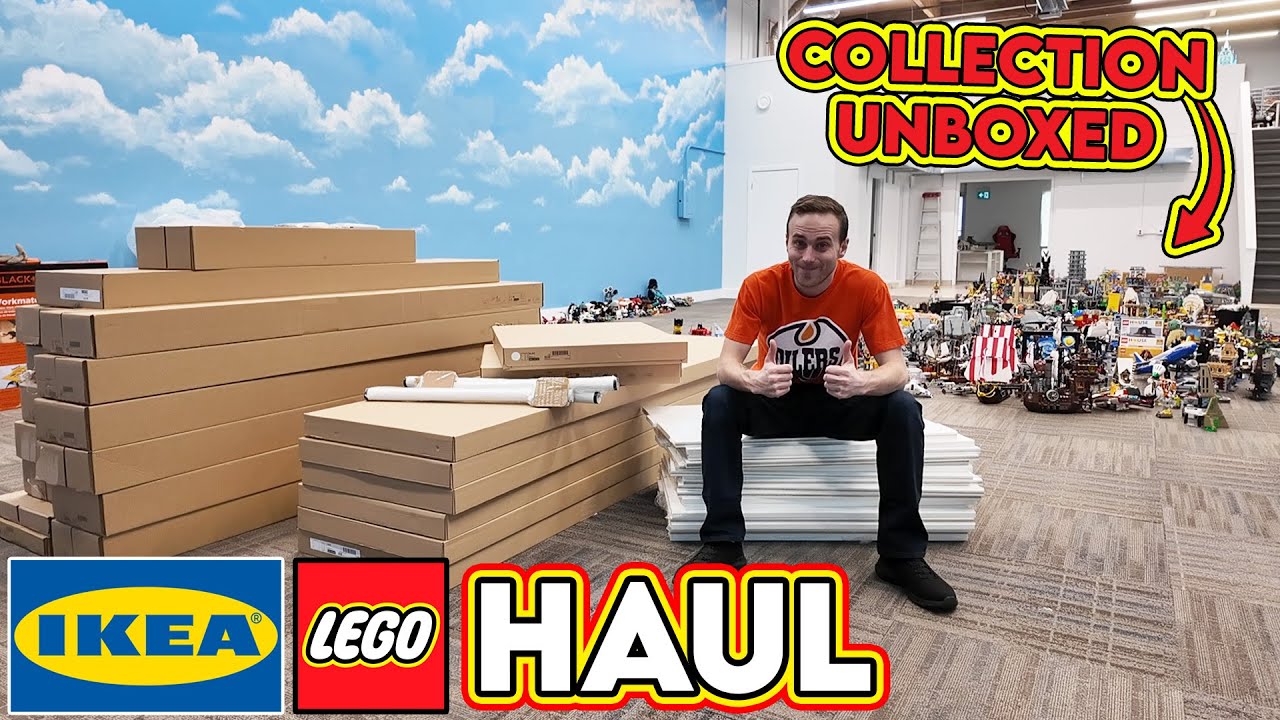 Потратьте 3000 долларов в IKEA и получите сотни наборов LEGO распакованными!