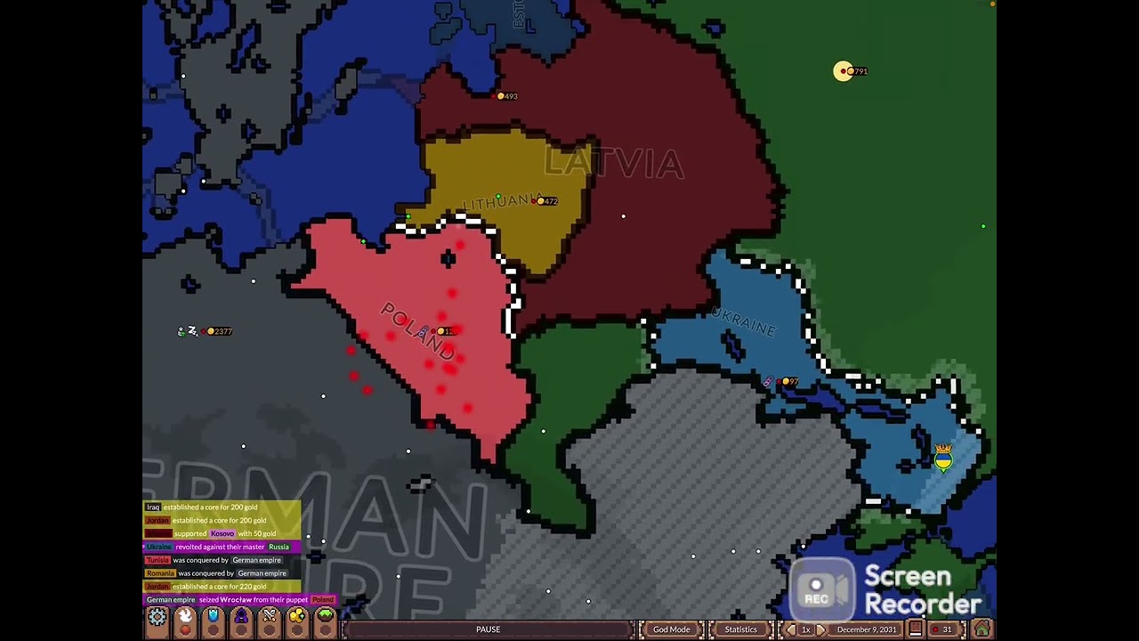 Taking Over a Europe￼ of Germany, part 2￼