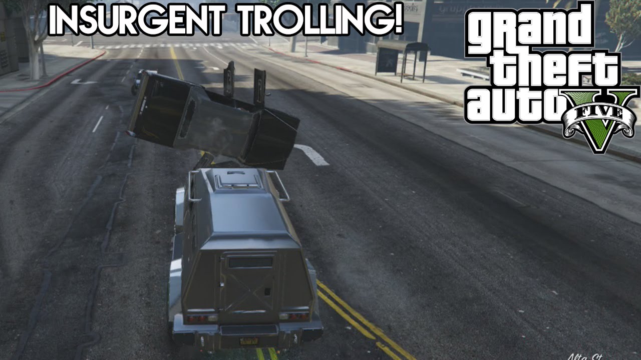 GTA 5 Online: Insurgent Trolling! (HD)
