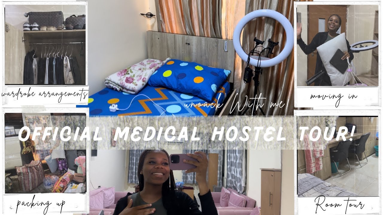 Finally moved in.. OFFICIALLY MEDICAL HOSTEL TOUR!