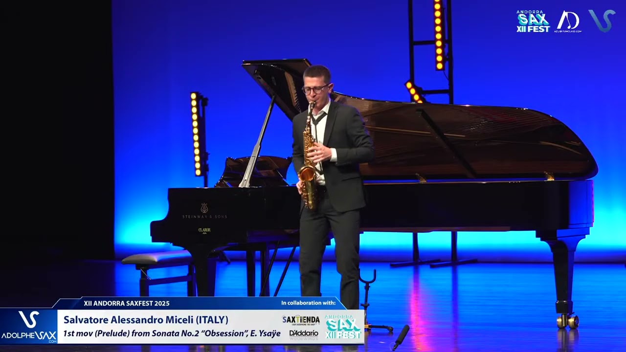 Salvatore Alessandro Miceli (Italy) plays Prelude from Sonata No. 2 “Obsession” by Eugène Ysaÿe