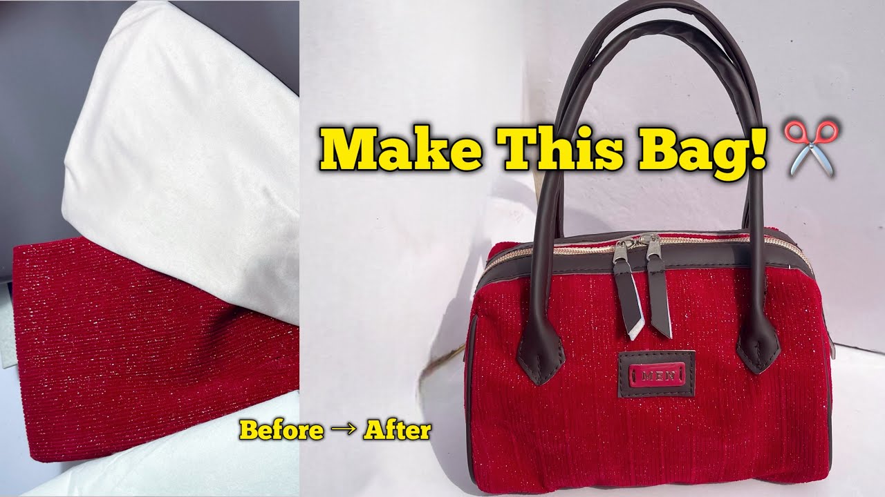 How to Sew a Luxury Velvet Handbag | Easy DIY Bag Tutorial
