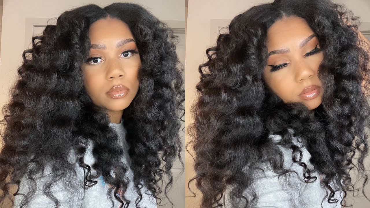 THIS IS MY REAL HAIR 😍🥰!!!| KINKY STRAIGHT VPART WIG| FT NADULA HAIR| SAWLIFE
