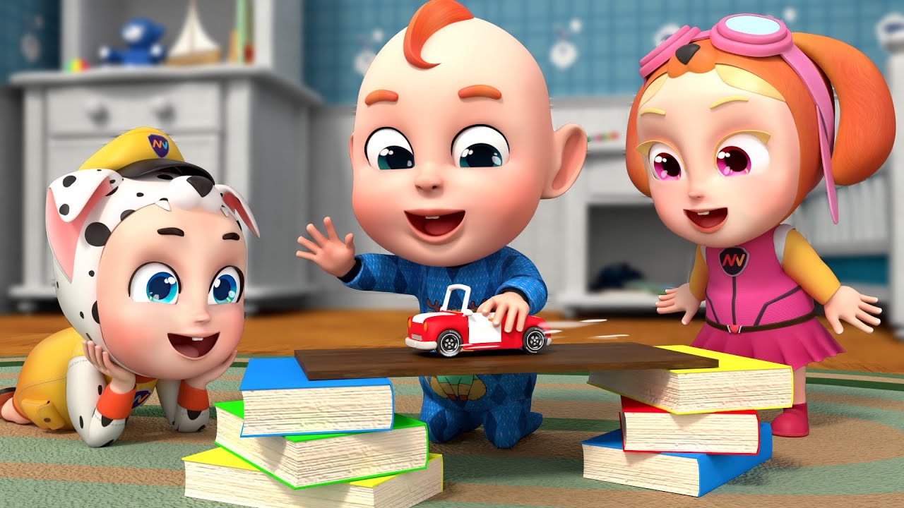 Baby Construction Workers | London Bridge Song | Rosoo Kindergarten Nursery Rhymes & Kids Songs