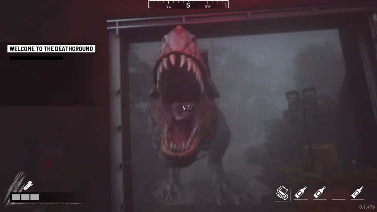 decided to play a horror game on my own Deathground