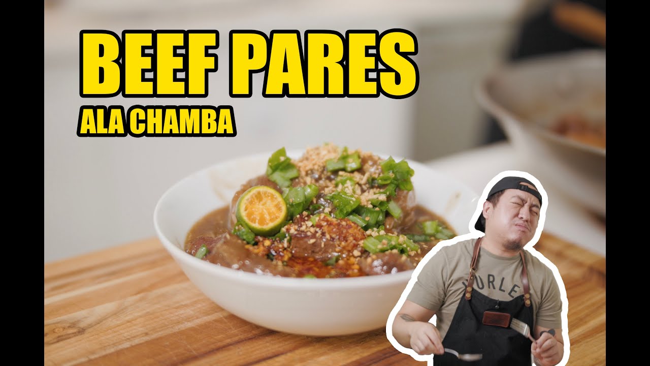 BEEF PARES | Chef Chamba