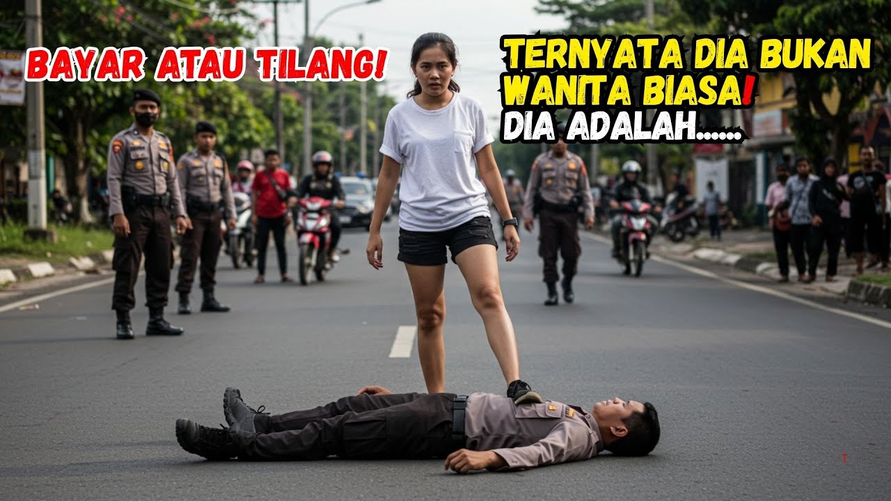 Polisi Ini Tilang Wanita Sembarangan, Ternyata Dia Tentara Kopassus! akhirnya semua terbongkar!!