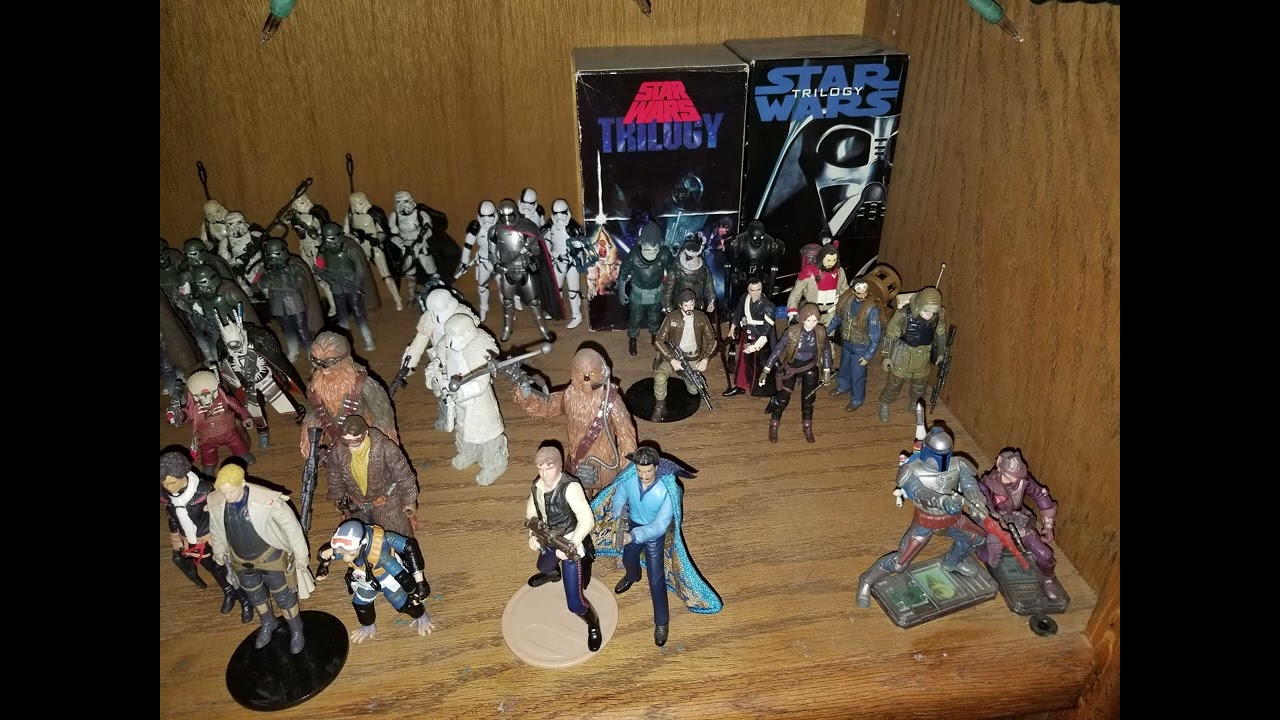 my STAR WARS collection 2019, healing with the help of collecting, over flow and Area 51 are made