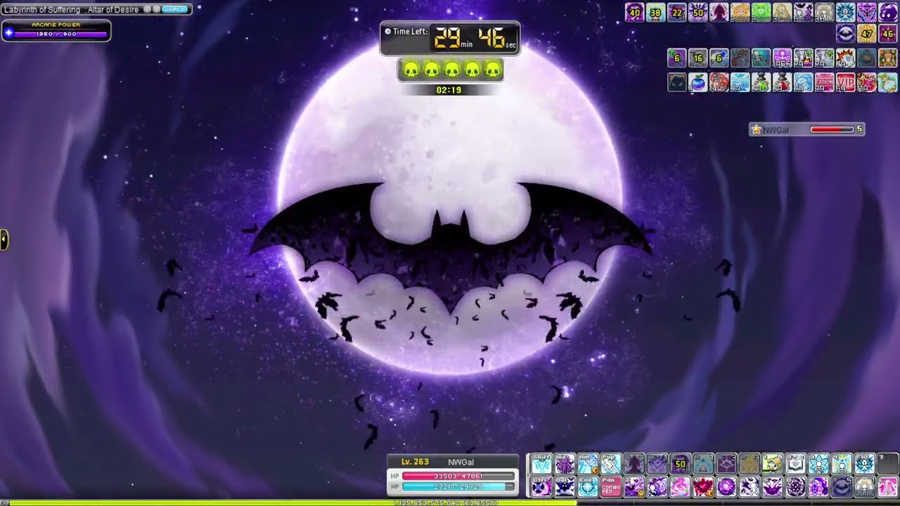121m CP NW, 5.25b in 50 minutes