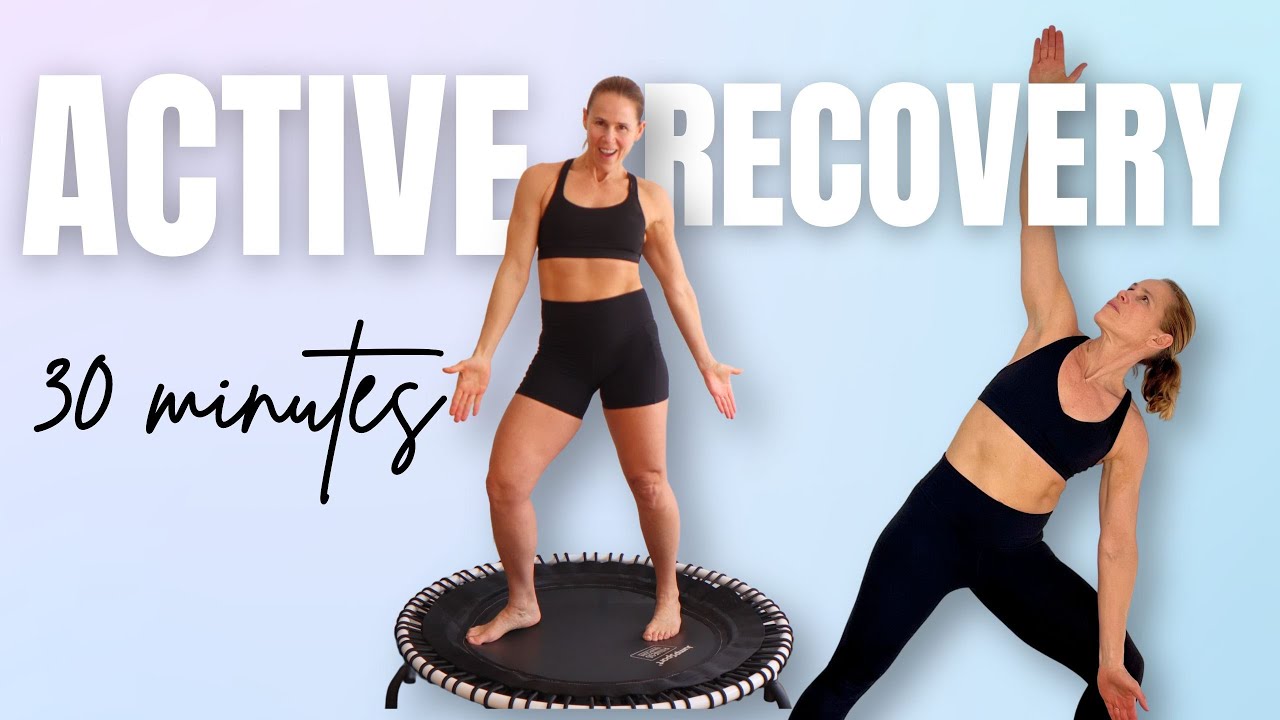 DAY 12: 30 MIN Rebounder  Active Recovery Bounce & Deep Stretch