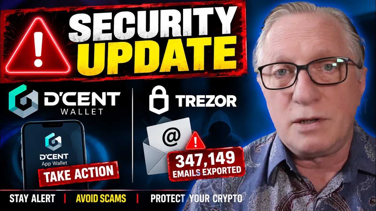 Предупреждение о безопасности кошелька D'CENT + новости о фишинге Trezor