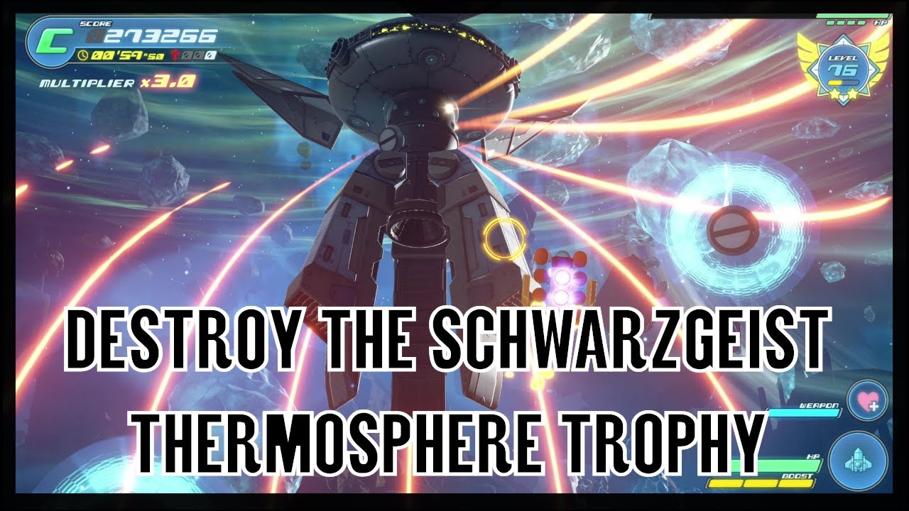 Kingdom Hearts 3 Destroy the Schwarzgeist: Thermosphere Trophy / Achievement (KH3 Schwarzgeist)