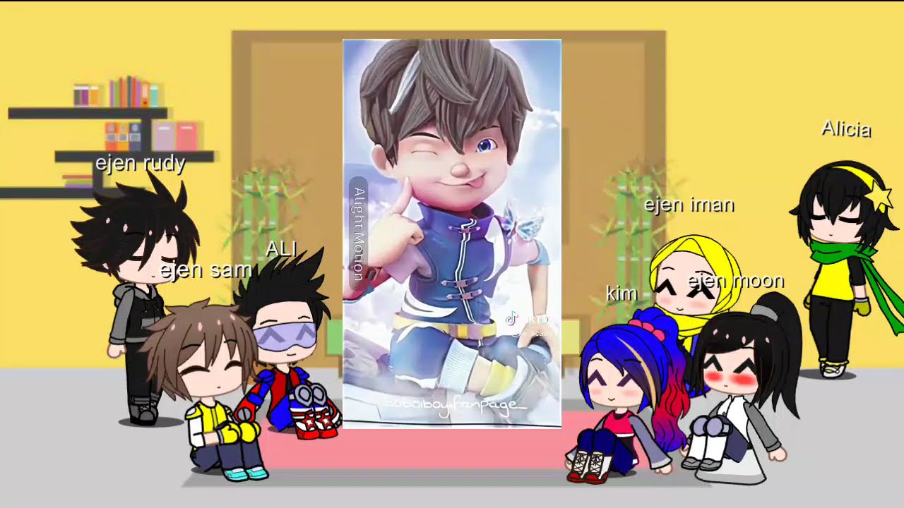 ejen muda react to Boboiboy (part 2) gacha club'