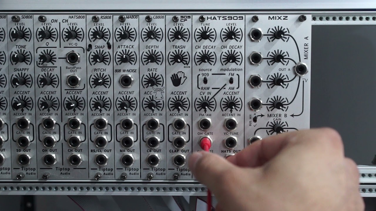 Tip Top Audio 909 Hats Module Demo