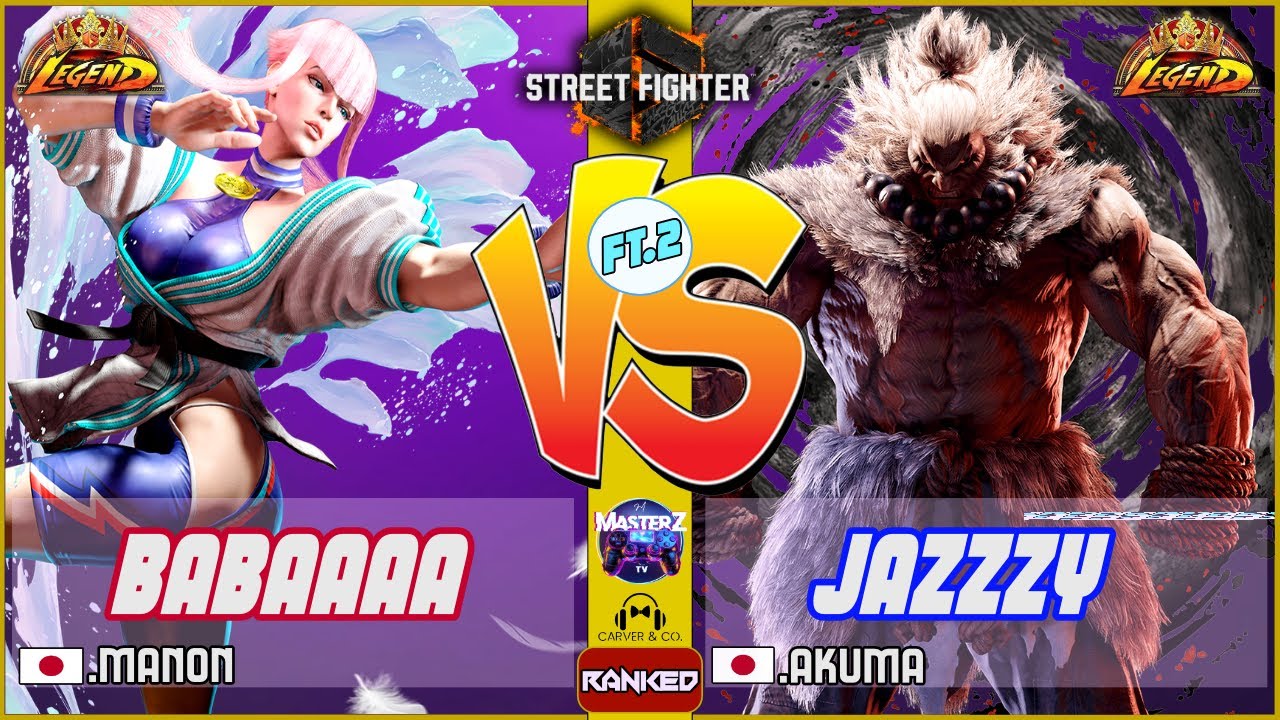 SF6 REPLAY 💥💥 Babaaaa (manon) VS jazzzy (akuma) 💥💥 High level gameplay