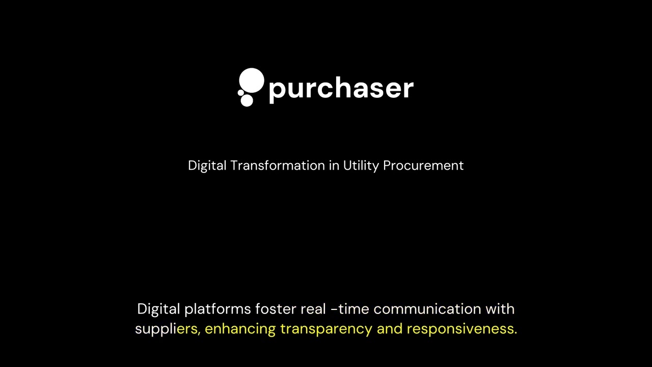 Digital Transformation in Utility Procurement | 031