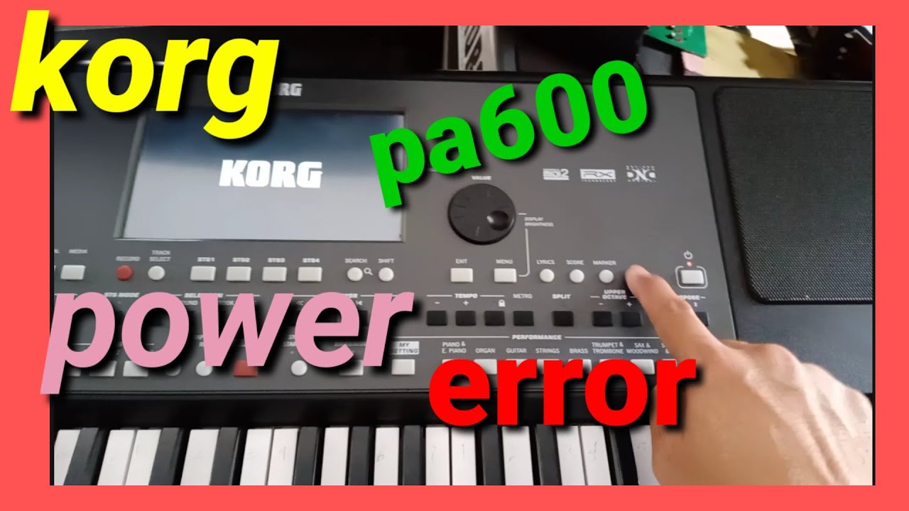 Korg Pa600 power error. Mati mati sendiri. Wa 085730661819