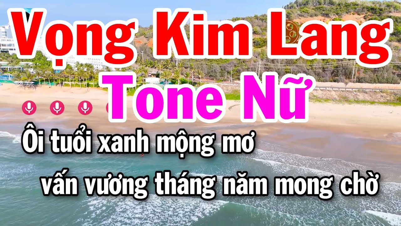 Karaoke Vọng Kim Lang Tone Nữ ( Đô Thứ ) Nhạc Dễ Hát